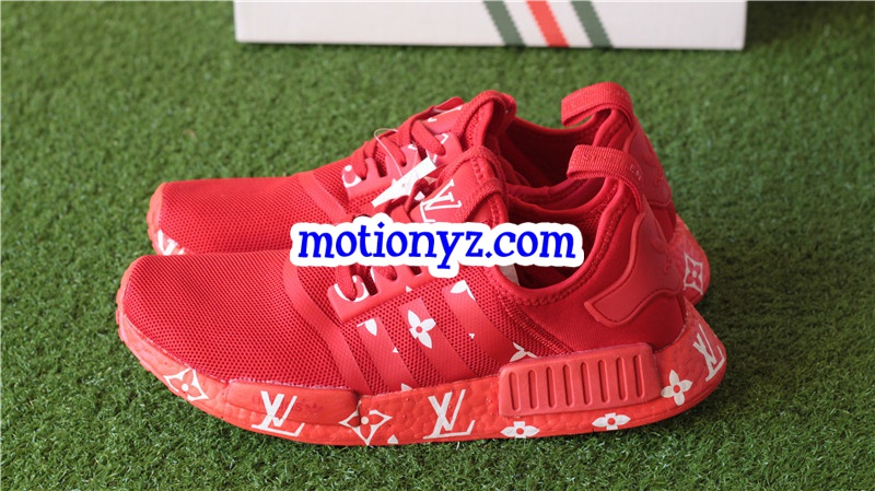 Real Boost Adidas NMD R1 Custom Red